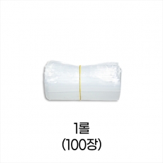 업소용 덕용 투명지퍼백-5호 (15x20) 1롤/100장