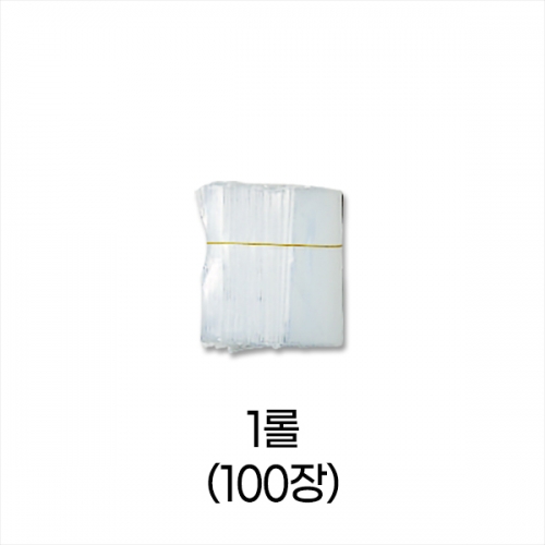 업소용 덕용 투명지퍼백-4호 (10x15) 1롤/100장