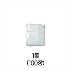 업소용 덕용 투명지퍼백-4호 (10x15) 1롤/100장