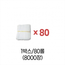 업소용 덕용 투명지퍼백-2호 (7x10) 박스/80롤/8000장