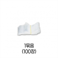 업소용 덕용 투명지퍼백-1호 (5.5x8) 1묶음/100장