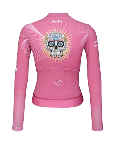 AUTUMN LONG JERSEY SKULL PINK
