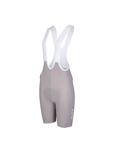 PRO BIB SHORT LIGHT GRAY PINK