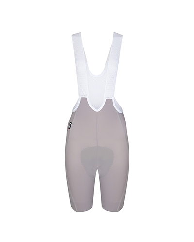 PRO BIB SHORT LIGHT GRAY PINK