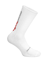 SOCKS WHITE NEW RED LOGO
