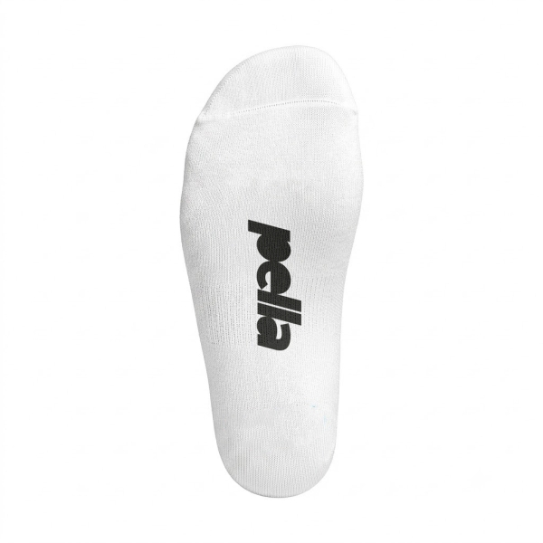 SOCKS WHITE PELLA LOGO