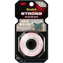 ST115 스카치 강력 금속 및 플라스틱용 폼 양면테이프 18mm X 1.5m