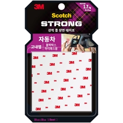 HRS101 스카치 강력 고내열 블랙박스 하이패스용 폼 양면테이프 10cm X 10cm
