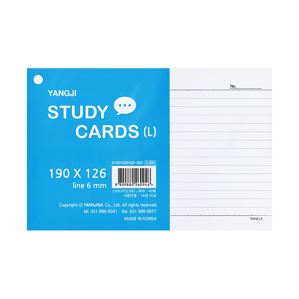 스터디카드 (대)