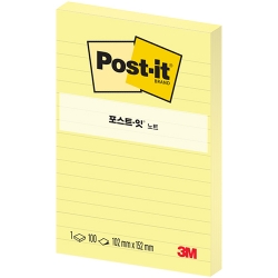 포스트잇 노트 660-100CY (라인)
