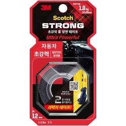 UPR113-A 스카치 초강력 자동차 폼 양면테이프 12mm X 1.3m