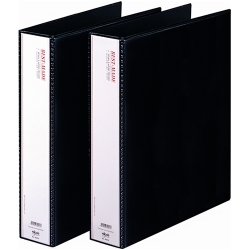 A4 흑색투명3공링바인더 (5cm) D30-5