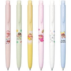 0.38 유니볼 시그노 노크식 크레용 신짱 (한정판) UMN-155NCCS-38