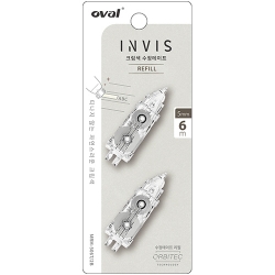 오발 크림색 수정테이프 리필 2입 MRM-506T/2B (5mm X 6M)