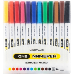 원 네임펜 12색 세트