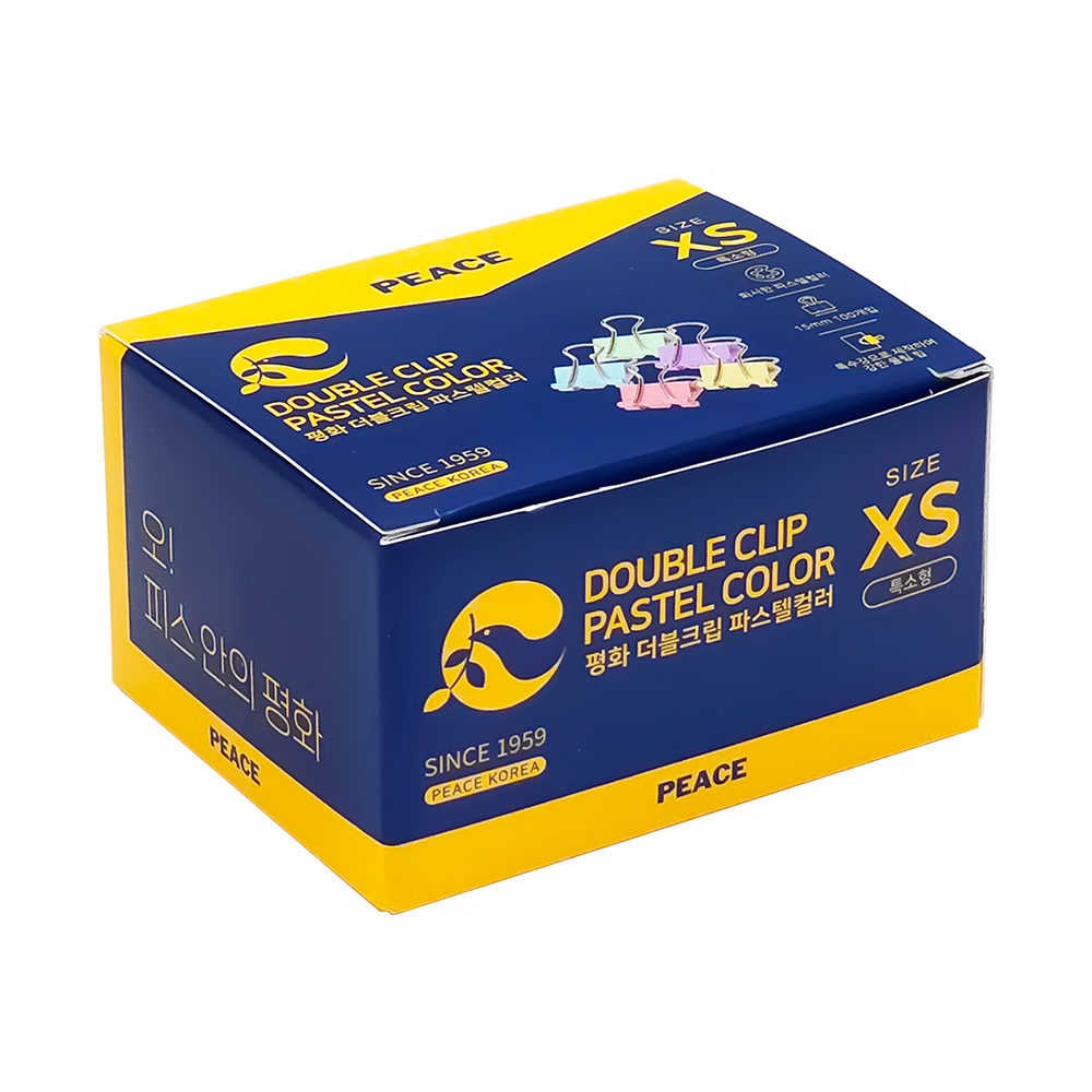 파스텔 더블크립 (특소형/100입)