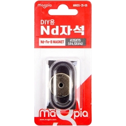 DIY용 ND자석 접시나사형 원형 25mm X 5T (1개입) MNDS-25-05