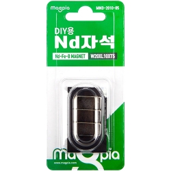 DIY용 ND자석 사각 20mm X 10mm X 5T (3개입) MND-2010-05