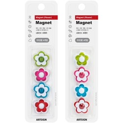 4303 꽃 자석 4개입