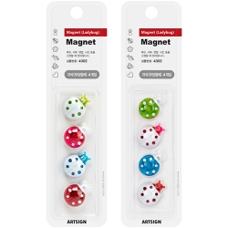 4302 무당벌레 자석 4개입