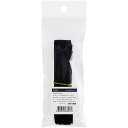 0172 넓은 고무줄 (검정) [1개입]