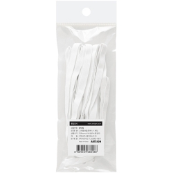 0165 8골 고무줄 (흰색) [1개입]