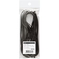 0156 흑고무줄 (검정) [5개입]