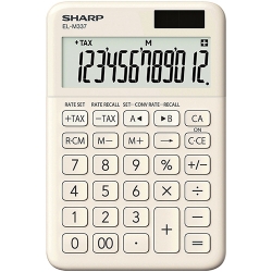 EL-M337-BE 계산기 (베이지)