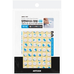 3640 폼 양면테이프 원형 (10mm/66개입)