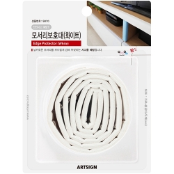 9870 모서리 보호대 1M (화이트)