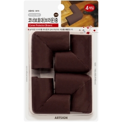 9876 코너 보호대 중 (브라운/4개입)