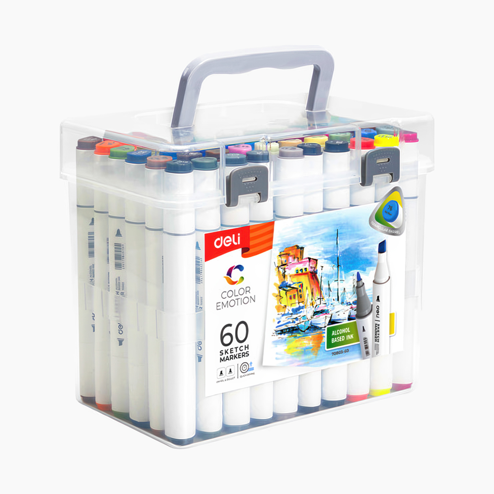 삼각 트윈 스케치 마카 60색 세트 70803-60