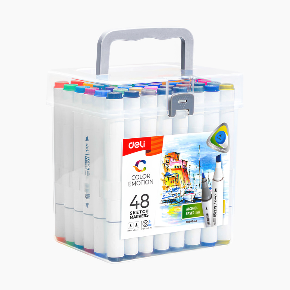 삼각 트윈 스케치 마카 48색 세트 70803-48