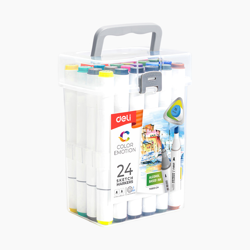 삼각 트윈 스케치 마카 24색 세트 70803-24