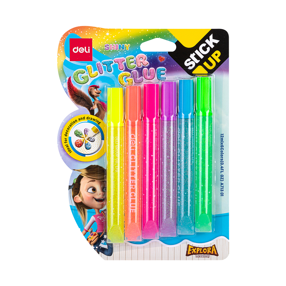 6색 반짝이풀(네온) EA71301