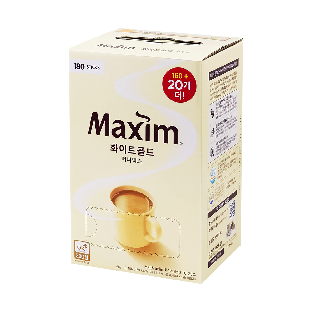 맥심 화이트골드 커피믹스 160T+20T
