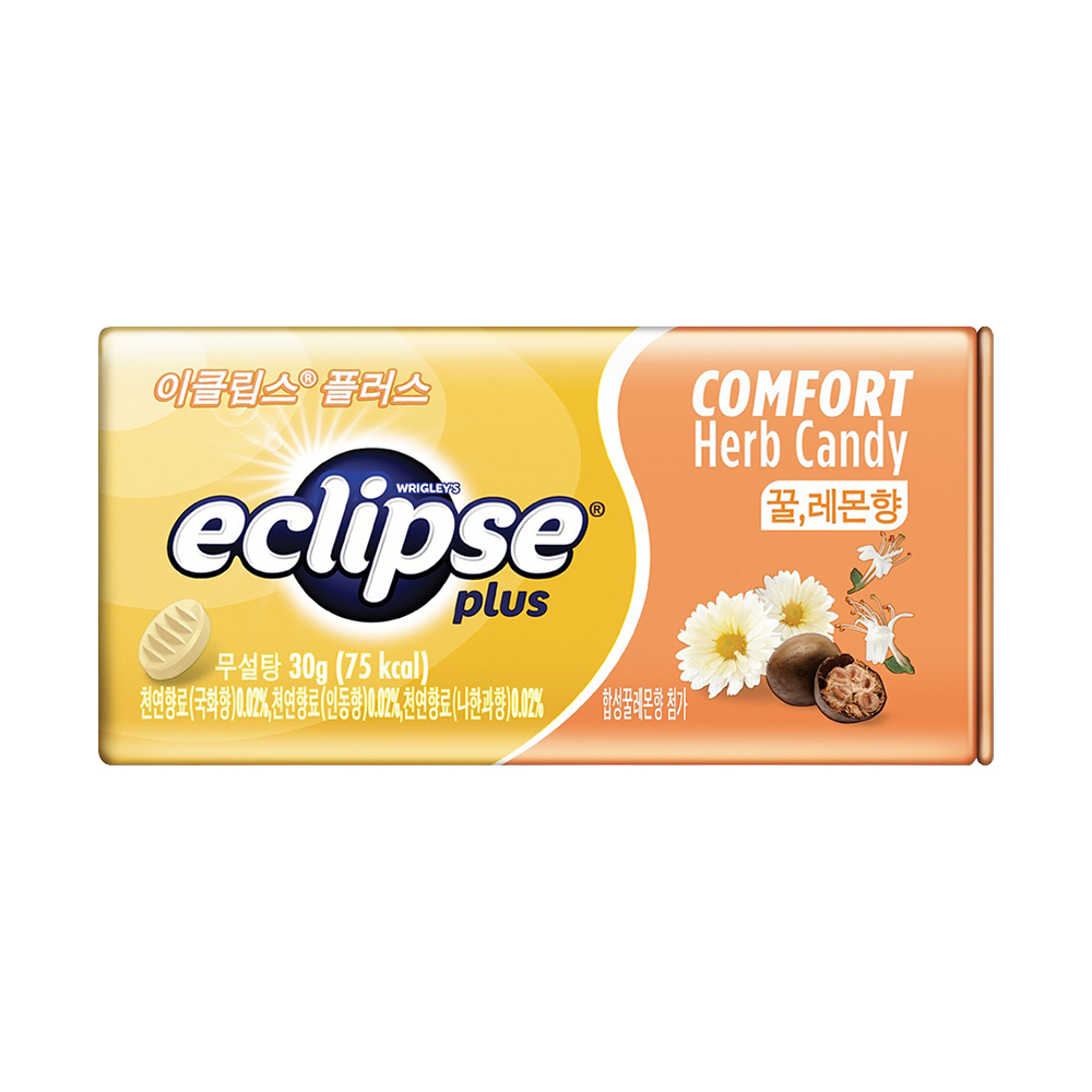 이클립스 플러스 쿨링 소프트 캔디 꿀,레몬향 30g