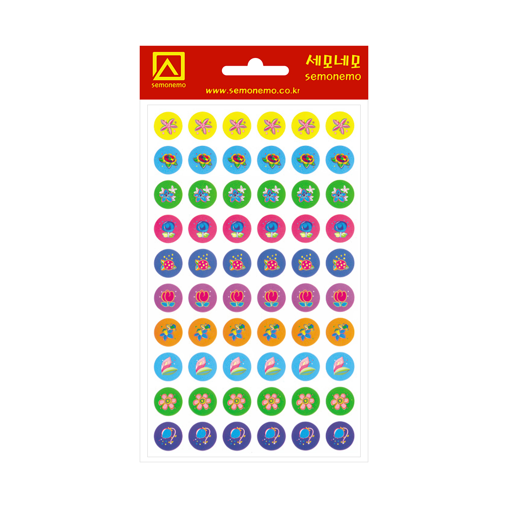 10-007 캐릭터스티커 (7매)