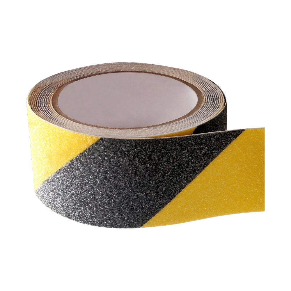 0373 미끄럼방지 테이프 (노랑+검정/5cm X 4m)