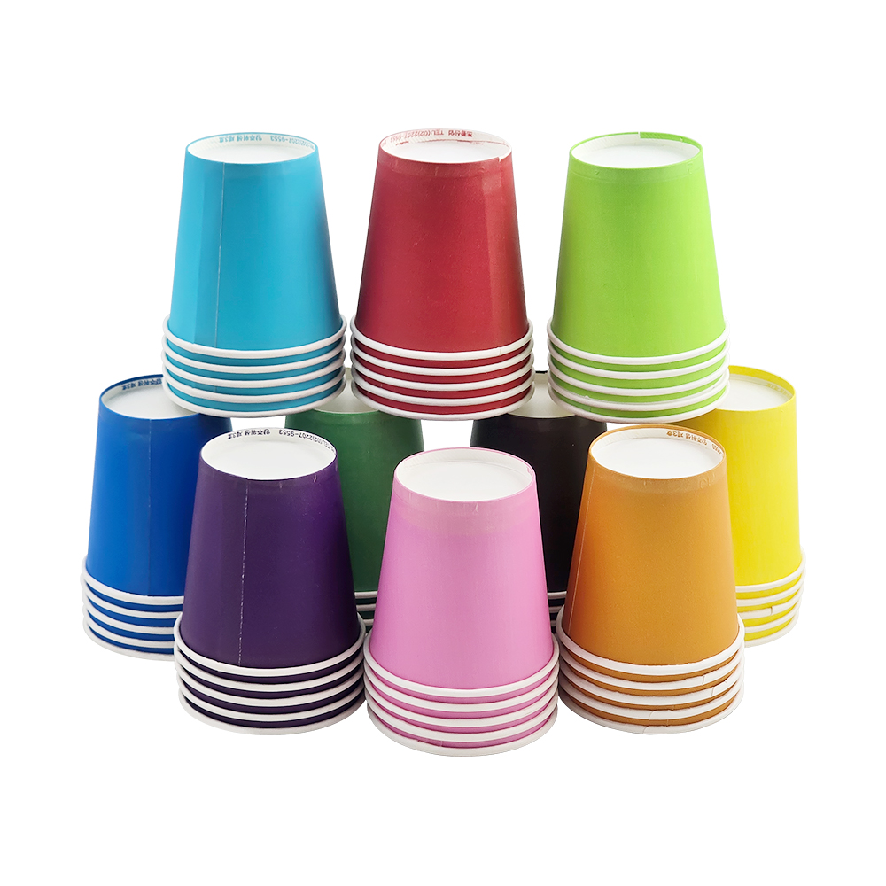 컬러 종이컵 1줄 (50개입)