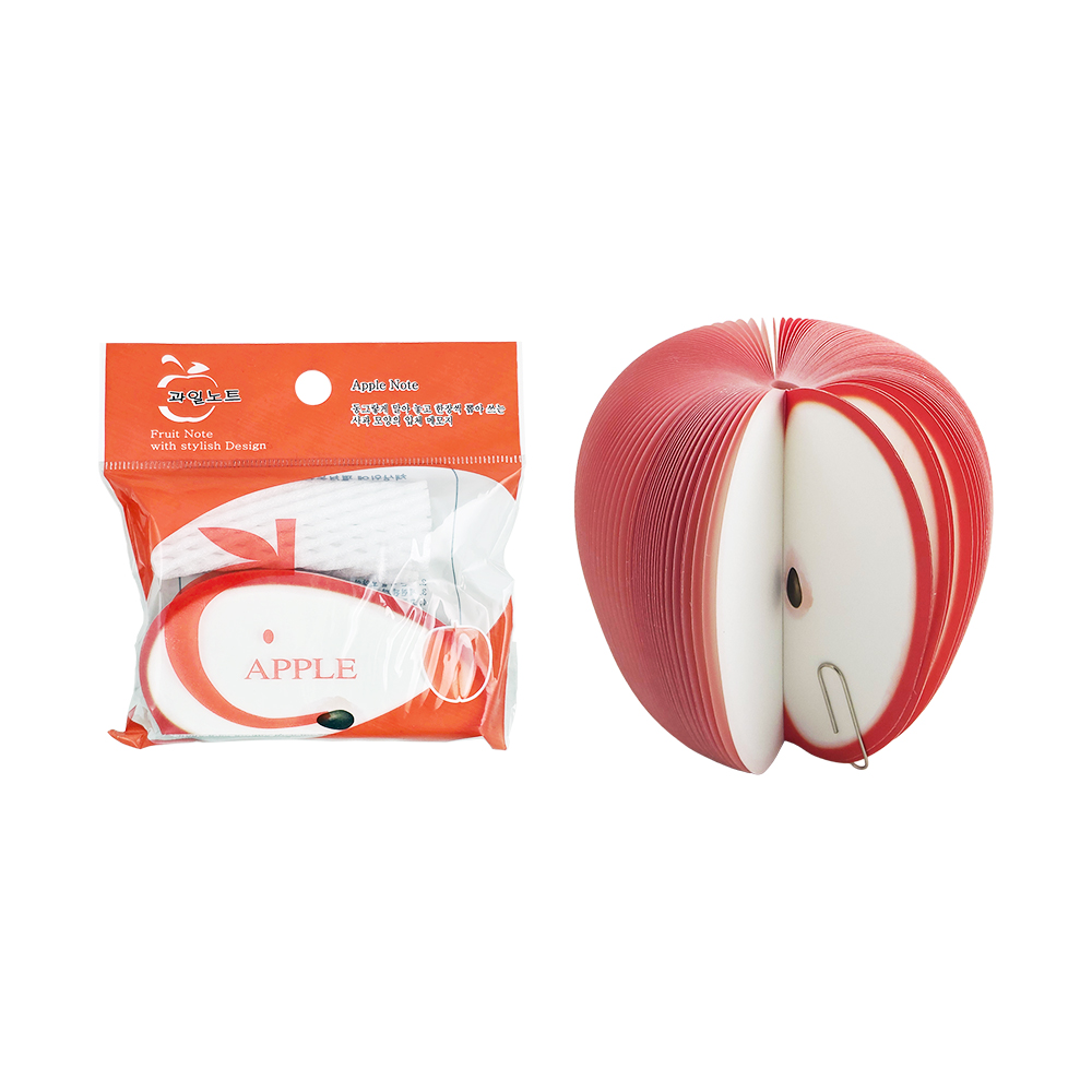 과일 노트 입체 메모지 150매 (사과)