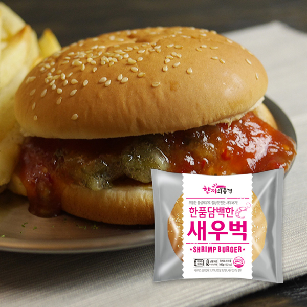 한품-담백한새우버거160g