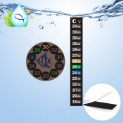 물멍 수족관 스티커 온도계 긴 스티커, 원형 스티커 포장제품