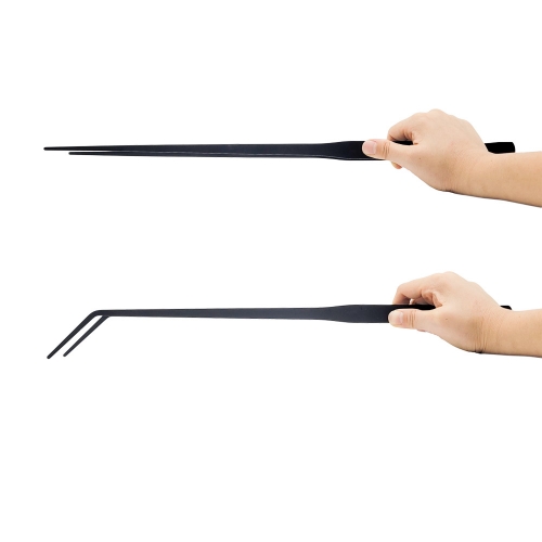 물멍 수초 핀셋 48cm 블랙 스테인리스