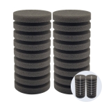 원형 스펀지 여과기 리필 필터 1쌍(2개입) 쌍기용