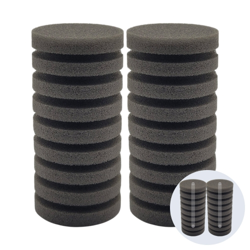원형 스펀지 여과기 리필 필터 1쌍(2개입) 쌍기용