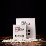 네오 미디어 소프트 S 약산성여과재 1리터 1L 비닐포장