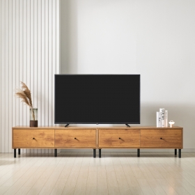 가이아 거실 TV 장식장 티비 서랍장 테이블 다용도 낮은 거실장 세트 2400