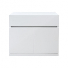 [리옹] 1서랍+2도어 하부장W800간결한 자체 손잡이고급 무광 패트