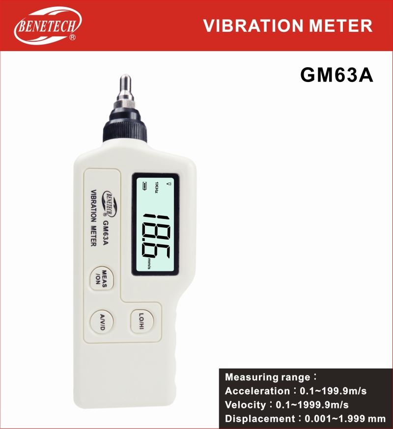 BENETECH GM-63A 진동측정기